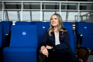 Alora Mazarakis at NASA 