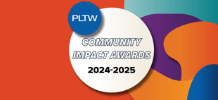 2024-25 PLTW Community Impact Awards logo