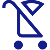 Baby stroller icon