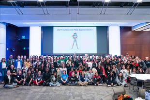 Group photo of the 6th Annual Girls Lead The Way (GLTW) STEM Summit attendees.