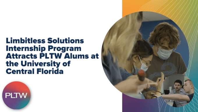University of Florida Internship Attracts PLTW Alums