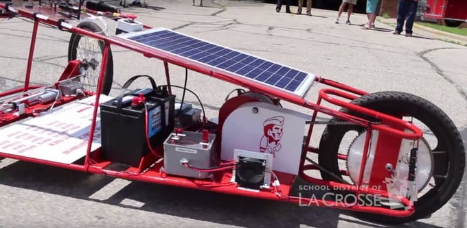Electronics Students Design Autonomous Vehicle