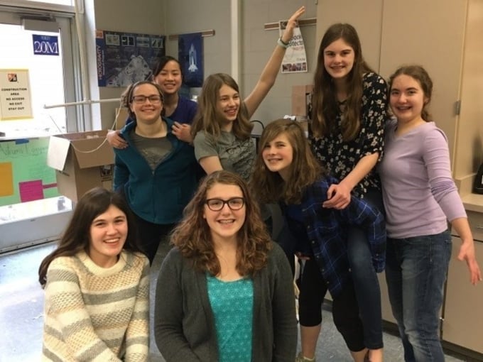 Girls in PLTW Classes Find Success!