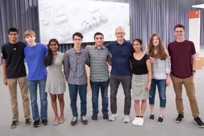 Apple Features PLTW Biomedical Science Student