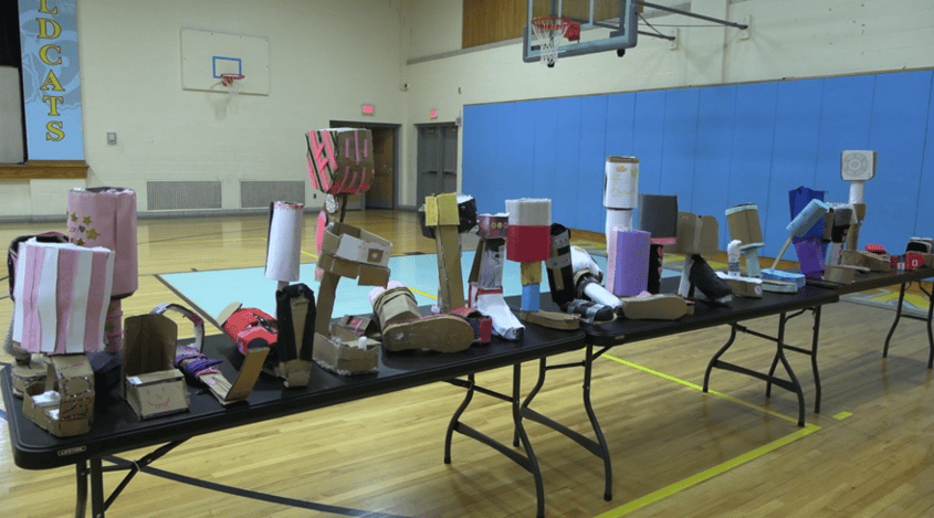 Students in PLTW’s Design and Modeling unit prototype a prosthetic leg with creativity and care.