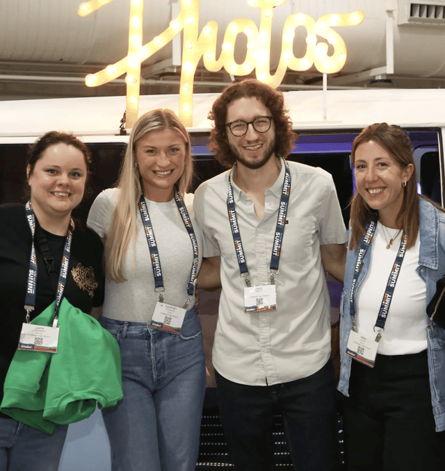 photo of students at event