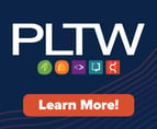 PLTW logo with Learn More