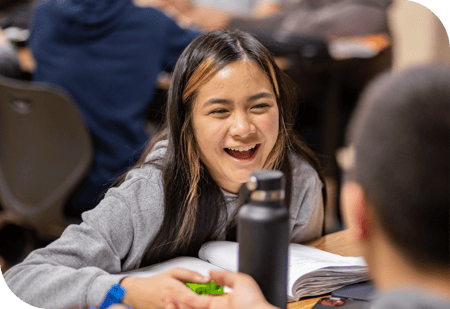 gateway student laughing