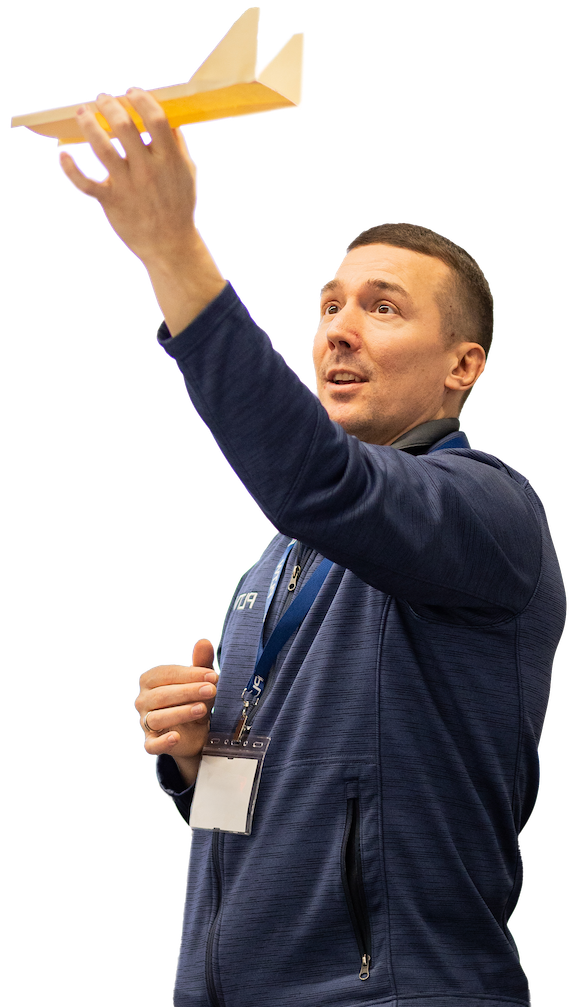 teacher-with-paper-airplane