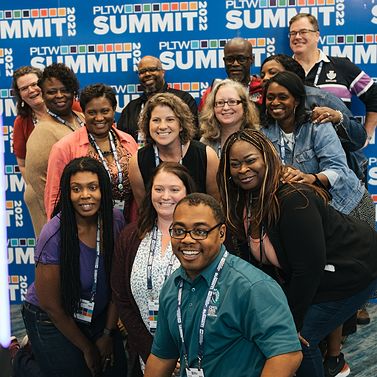 PLTW Summit Attendees posing for group picture