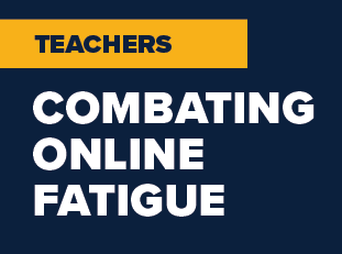 Combating Online Fatigue for Teacher Infographic