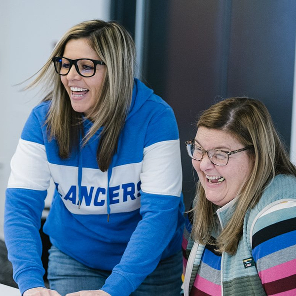 PD Suite training participants collaborating on project