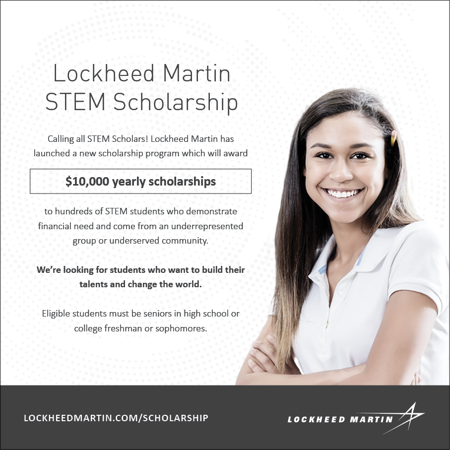 Lockheed Martin STEM Scholarship Details